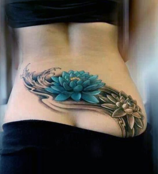 lower back tattoo piękny
