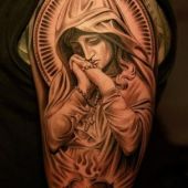 tatuaż Matki Boskiej