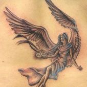 anielica tatuaż