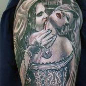 tatuaż wampirzycy