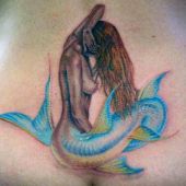 lovely mermaid tattoo