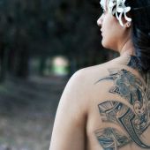 beauty samoan tribal tattoo