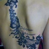 tatuaże kobiece na plecach