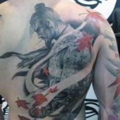 tatuaże męskie wojownik
