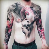 incredible tattoo for man