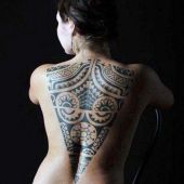 maori woman tattoo