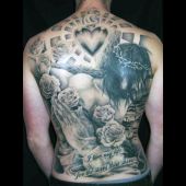 tatuaże religijne Jezus Chrystus