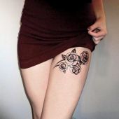 tatuaże damskie delikatne róże