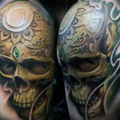 tattoo skull 3d