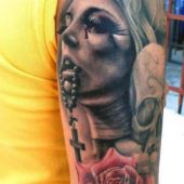tatuaże męskie 3d na ramie