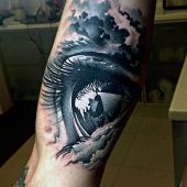 3d tattoo eye