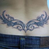 lower back tattoo for woman