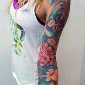 tatuaże damskie piękne kwiaty na ręce