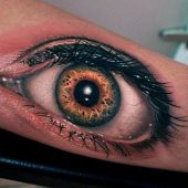 incredible eye tattoo 3d