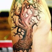 arm tattoo tree