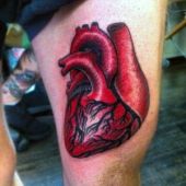heart tattoo 3d