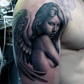 beauty angel tattoo