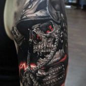 soldier skull tattoo
