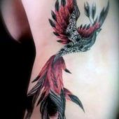 piękny tatuaż phoenixa