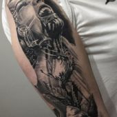 vampire arm tattoo