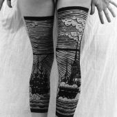 incredible legs tattoo