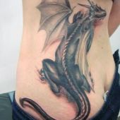 dragon 3d tattoo