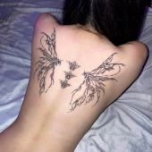 butterfly back tattoo