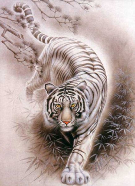 3d tiger tattoo