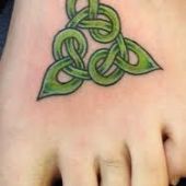 celtic foot tattoo