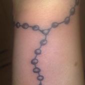rosary wrist tattoo
