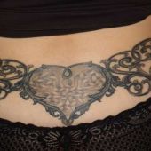 lower back tattoo celtic