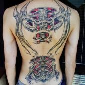cool back tattoo