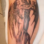 demon tattoo