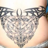 celtic lower back tattoo