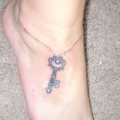 foot tattoo key