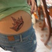 lower back tattoos crown