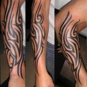 tatuaże na ręce tribal
