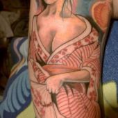 sexy geisha tattoo