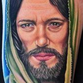 tatuaż Chrystusa