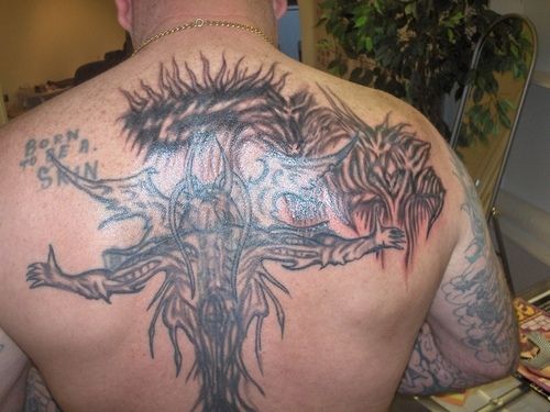 tattoo gothic back