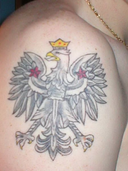 tatuaż orła godło Polski