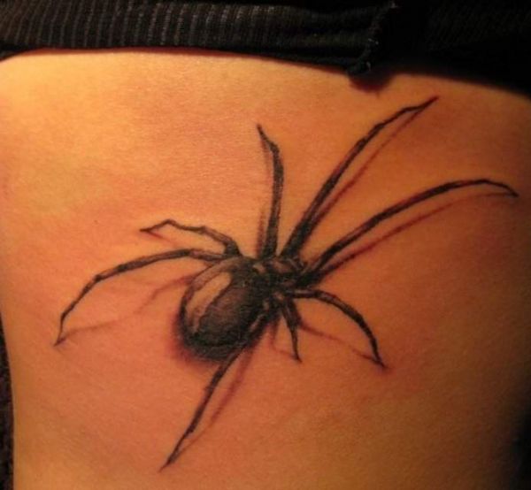 tattoo spider 3d