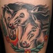 tatuaże konie